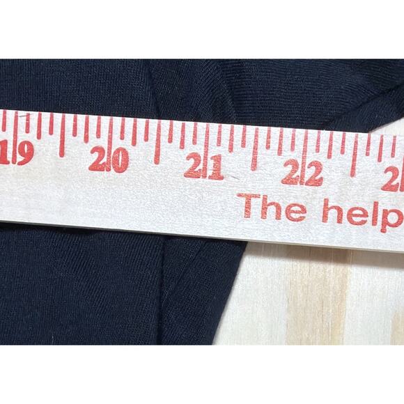 Banana Republic Men's XL Black Basic Vee V Neck Short Sleeve T Shirt Minimalist - Picture 3 of 5